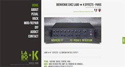 Desktop Screenshot of labo-k-effects.com